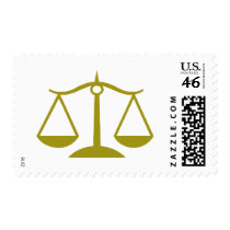 Scales of Justice - Gold stamps