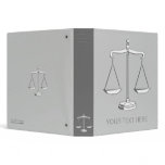 Scales of Justice - law binder