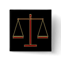 Scales of Justice - law button