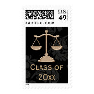 Scales of Justice Law School Class of Stamps