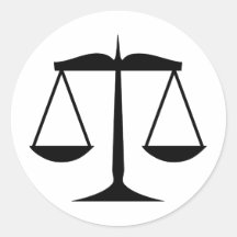 Scales of Justice (Law) Stickers