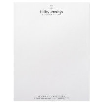 Scales of Justice Letterhead Template