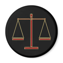 Scales of Justice - magnet