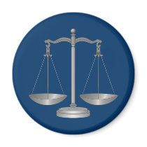 Scales of Justice Magnets