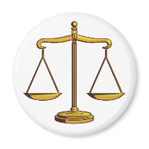 Scales of Justice - magnet