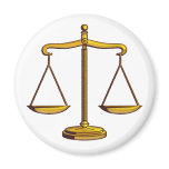 Scales of Justice - magnet