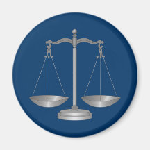 Scales of Justice Magnets
