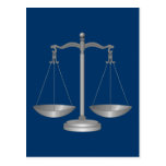 Scales of Justice Post Cards