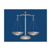 Scales of Justice Post Cards