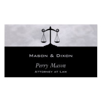 Scales of Justice Smokey Business Card Templates