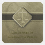 Scales of Justice - Square Sticker