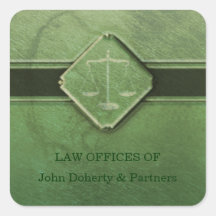 Scales of Justice - Square Sticker