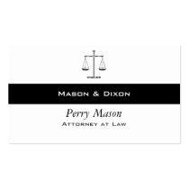 Scales of Justice w/ QR Codes Business Card Templates