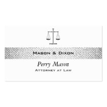 Scales of Justice w/ QR Codes Business Cards