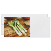 Scallions Personalized Rack Card