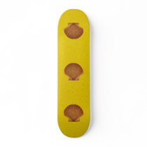 Scallop Shells on Beach skateboards
