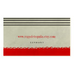 Scalloped Business Card business cards