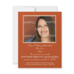 Scalloped Frame Graduation Invitation