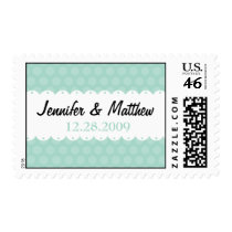 Scallops & Polka Dots Postage Stamp