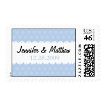 Scallops & Polka Dots Postage Stamp