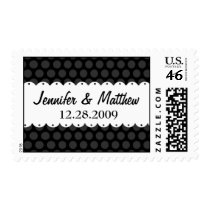Scallops & Polka Dots Postage Stamp