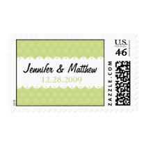 Scallops & Polka Dots Postage Stamp