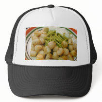 Scallops Seafood Pasta Food Dinner hats by lifesphere Scallops Seafood Pasta Food Dinner hats
