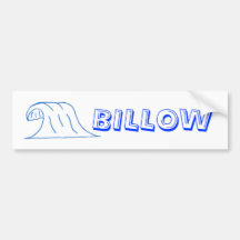 scan0005, BILLOW Bumper Sticker