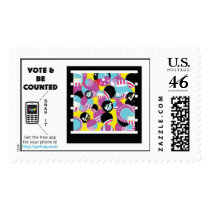Scan 'n Vote Tag Slap on Postage postage