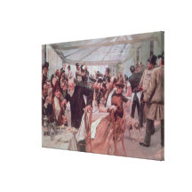 Scandinavian Artist's Luncheon Gallery Wrapped Canvas