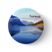 Scandinavian beauty, Norway Pinback Button