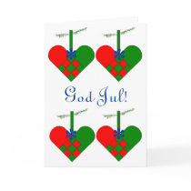 Scandinavian Christmas Hearts cards