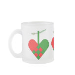 Scandinavian Christmas Hearts Coffee Mug