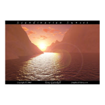 Scandinavian Sunset posters