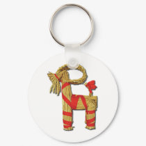 Scandinavian Yule Goat keychains