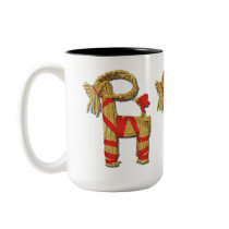 Scandinavian Yule Goat mugs by ScandinavianGifts Scandinavian Yule Goat mugs