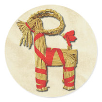 Scandinavian Yule Goat stickers