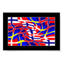 Scandinavy Wavy (Scandinavian Flag Print)