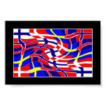 Scandinavy Wavy (Scandinavian Flag Print)