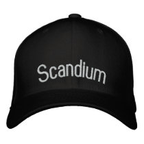 Scandium embroidered hats