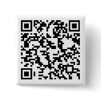 Scannable QR Bar code Pinback Button