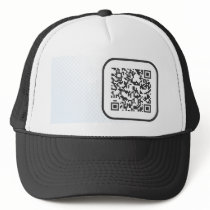 Scannable QR Bar code Hats