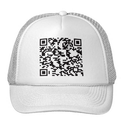 Scannable QR Bar code Hat