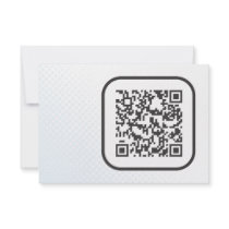 Scannable QR Bar code Custom Invites