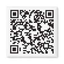 Scannable QR Bar code Fridge Magnets