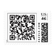 Scannable QR Bar code Postage