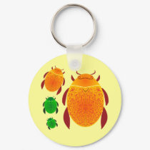 Scarab Beetle keychains