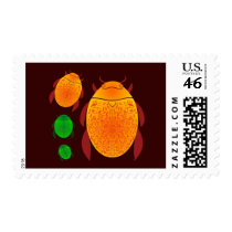 Scarab Beetle postage