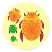 Scarab Beetle stickers