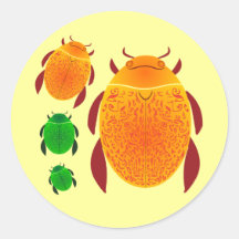 Scarab Beetle Stickers